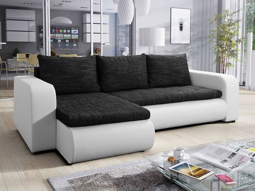 Corner sofa bed shaped - bed, l-shaped