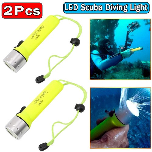 Waterproof led scuba diving - 2x,