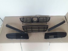 SET OF GRILLS MAIN GRILLE RADIATOR GRILL TRIM INSERT VOLKSWAGEN POLO  2005-2009 
