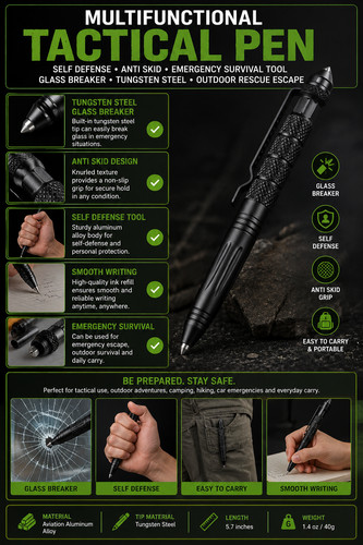 Tactical pen office emergency - pen,