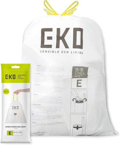 Eko drawstring bin bags - drawstring,