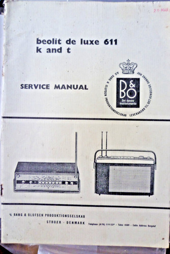 Bang and olufsen - and, beolit