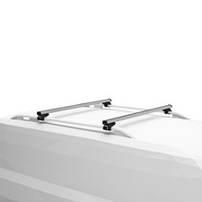 Thule Roof Rack Raised Rail Evo ProBar Evo Silver for Peugeot 307 SW Estate