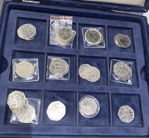 Fifty pence piece - fifty,