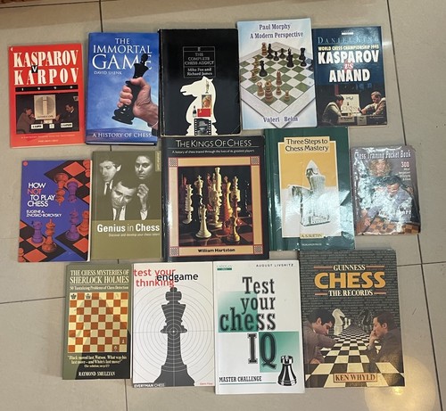 Job lot chess books - of, 14