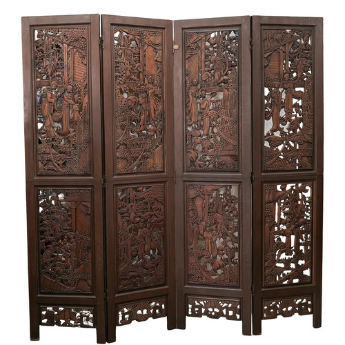Chinese ornately carved - ornately,
