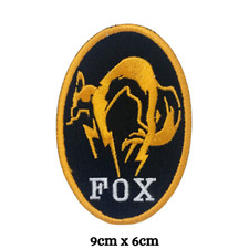Metal Gear Solid Kojima Foxhound Fox Hound Iron on Sew on Embroidered Patch