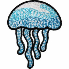 Jellyfish Patch Iron On Sew On