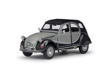 1:24 Citroen 2CV Charleston by Welly in Black and Grey 24009GY