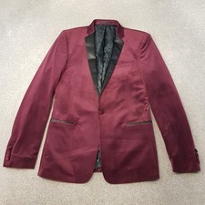 ASOS Mens Jacket 42L Burgundy