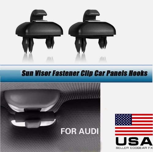 Sun visor black clip - black, holder