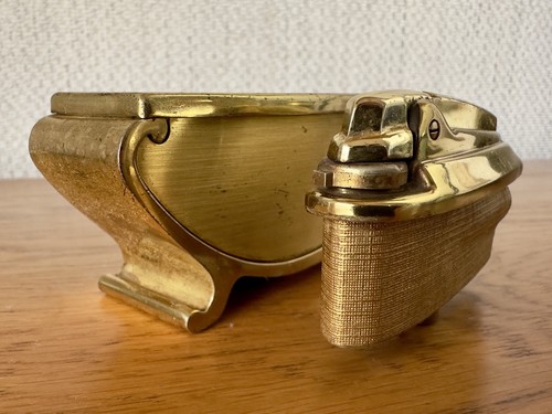 Ronson varaflame brass table - ronson,