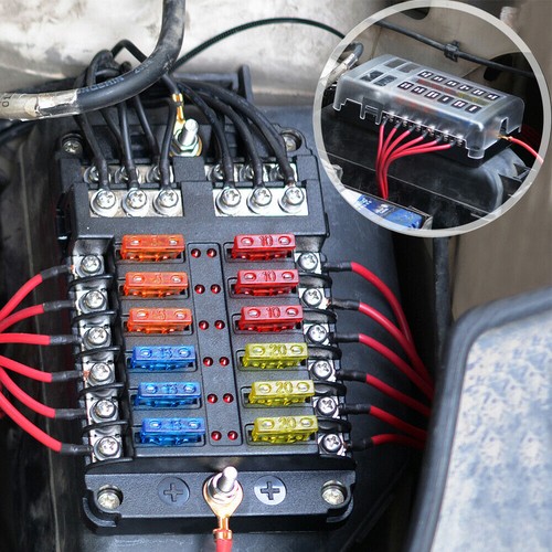 Fuse box with negative - fuse,