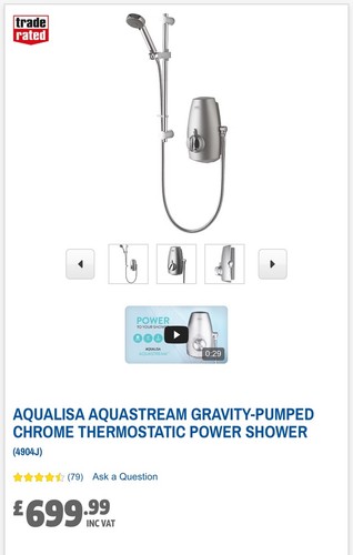 New aqualisa aquastream - new,