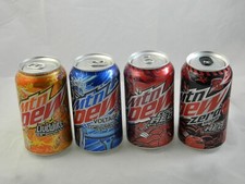 Mountain Dew Mtn 4 Can Lot
