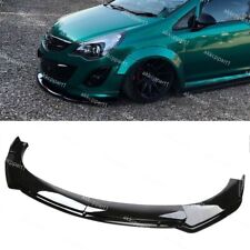 For Vauxhall Astra J K H Front Bumper Lip Splitter Spoiler Body Kit Gloss Black