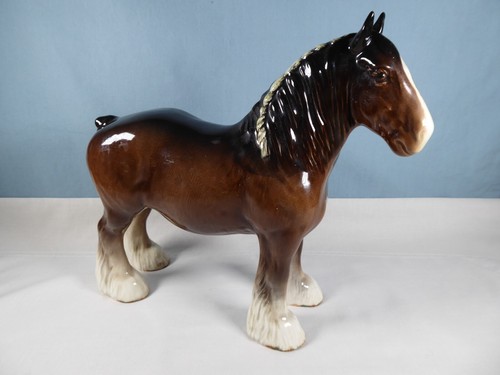 Beswick shire horse gloss - horse,