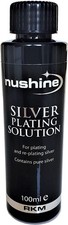 NUSHINE SILVER PLATING SOLUTION 100MLS -  PLATE YOUR CUTLERY WITH REAL SILVER