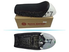 Royal Enfield "Premium Touring Rider Seat with Cowl White" GT & Interceptor 650