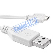 WHITE LONG 5m Micro USB FAST