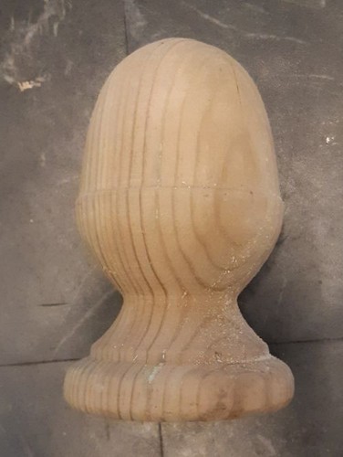 Green treated acorn - green,