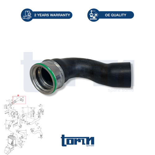 Intercooler turbo hose - hose, pipe