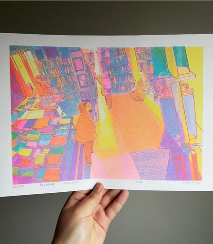 Riso prints risograph - riso,