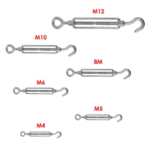 M12 hook and - and, turnbuckle