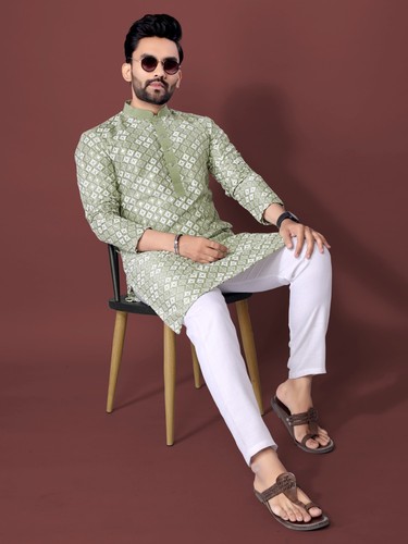 Men cotton rayon kurta - rayon,