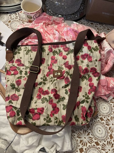Oilcloth mica messenger cross - mica,