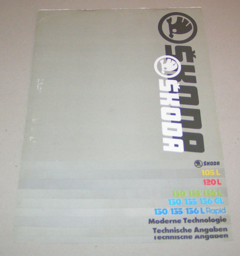 Brochure skoda 105 120 l - l,,