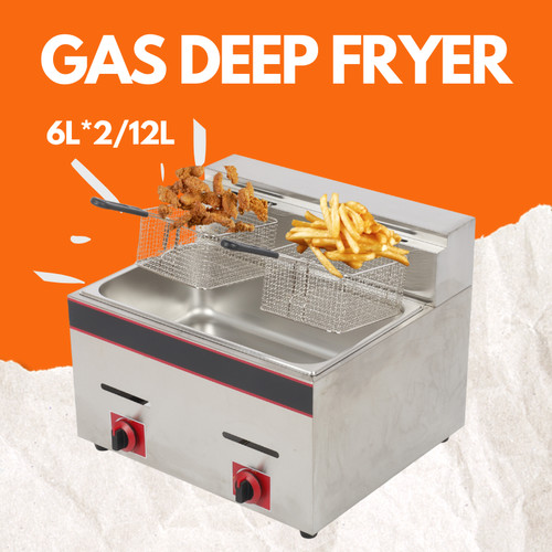 Commercial gas fryer - gas, lpg