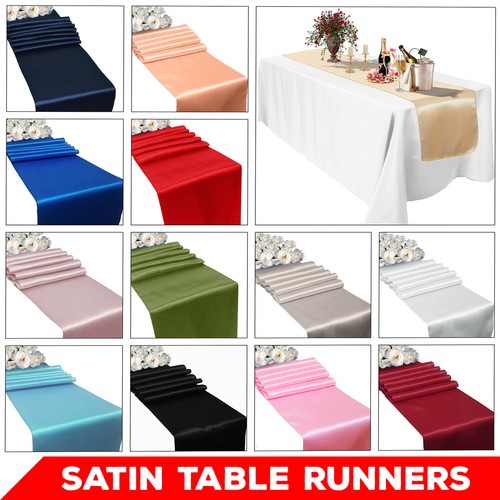 Satin table runner polyester - table,