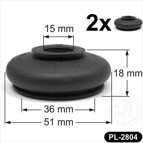 Universal rubber tie rod - rubber,