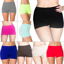Womens Ladies Plain Boxer