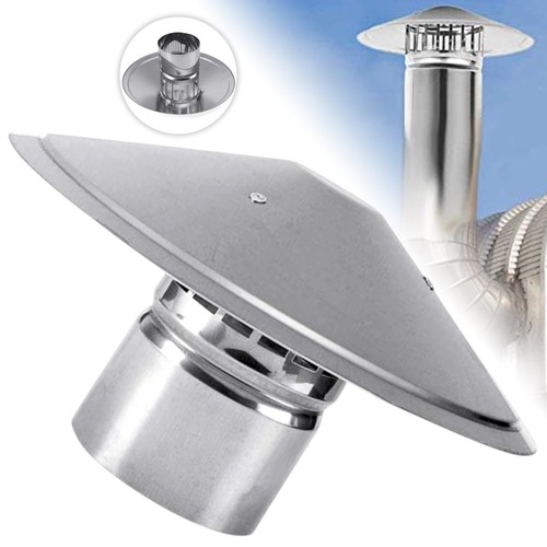 Stainless steel chimney - steel, roof