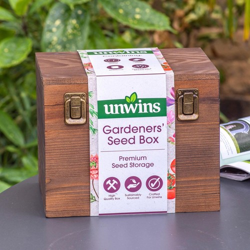 Gardeners seed storage box - storage,