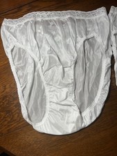 2 Pair HANES White Silky