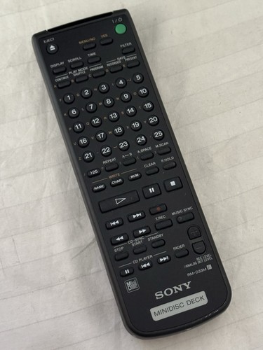 Genuine sony d33m - rm-d33m, minidisc