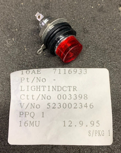 Aircraft red indicator light - indicator,