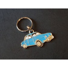Renault Dauphine, Gordini, Ondine profile keychain (blue)