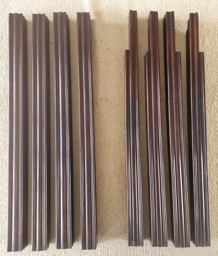 Set heavy reeded - set, 8