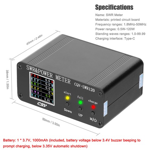 54mhz swr meter 240x240 - 1.8-54mhz,