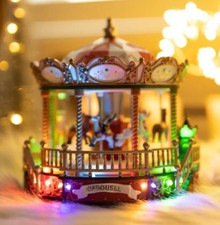 Christmas Light Up Carousel