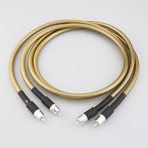 End silver plated rca - hi-end, phono
