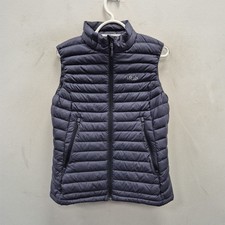 RAB Microlight Down Steel Grey Padded Puffer Vest Gilet Pertex Nikwax Size UK 10