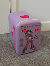 Retro Groovy Chick Mini Fridge