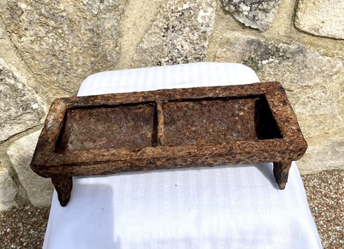 Antique cast iron trough - antique,