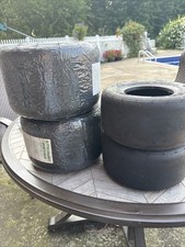 Set 4 mojo d1  tires 450/710 x 5"  new practice  slick wrapped kart racing