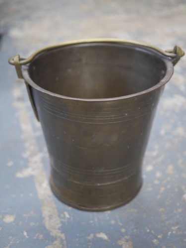 Antique 19thc brass fire - 19thc,